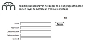 Index dossiers Belgische militairen online